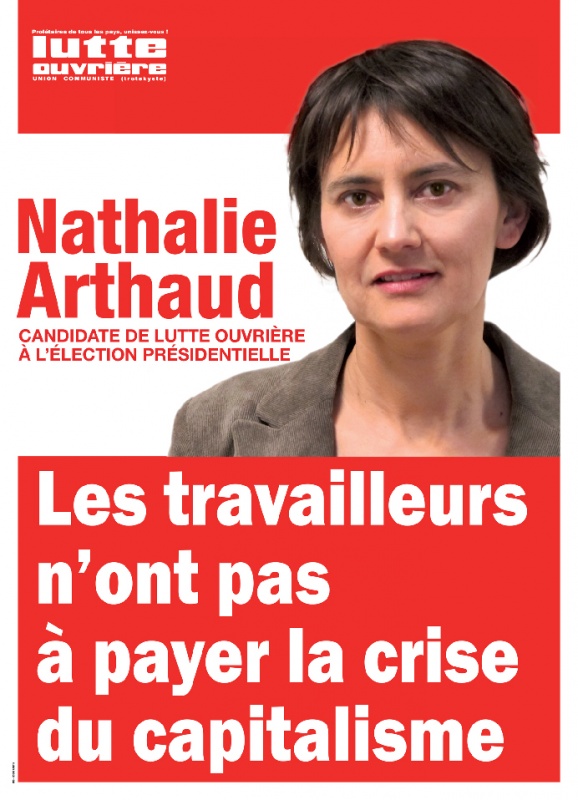 nathalie arthaud - lutte ouvri�re - pr�sidentielles 2012